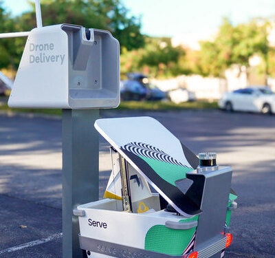 将机器人与无人机结合,实现食品配送 – Core77