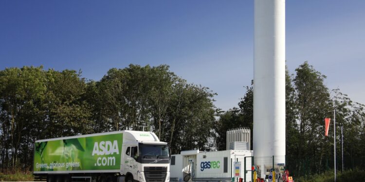 Asda投资新型生物液化天然气加注站