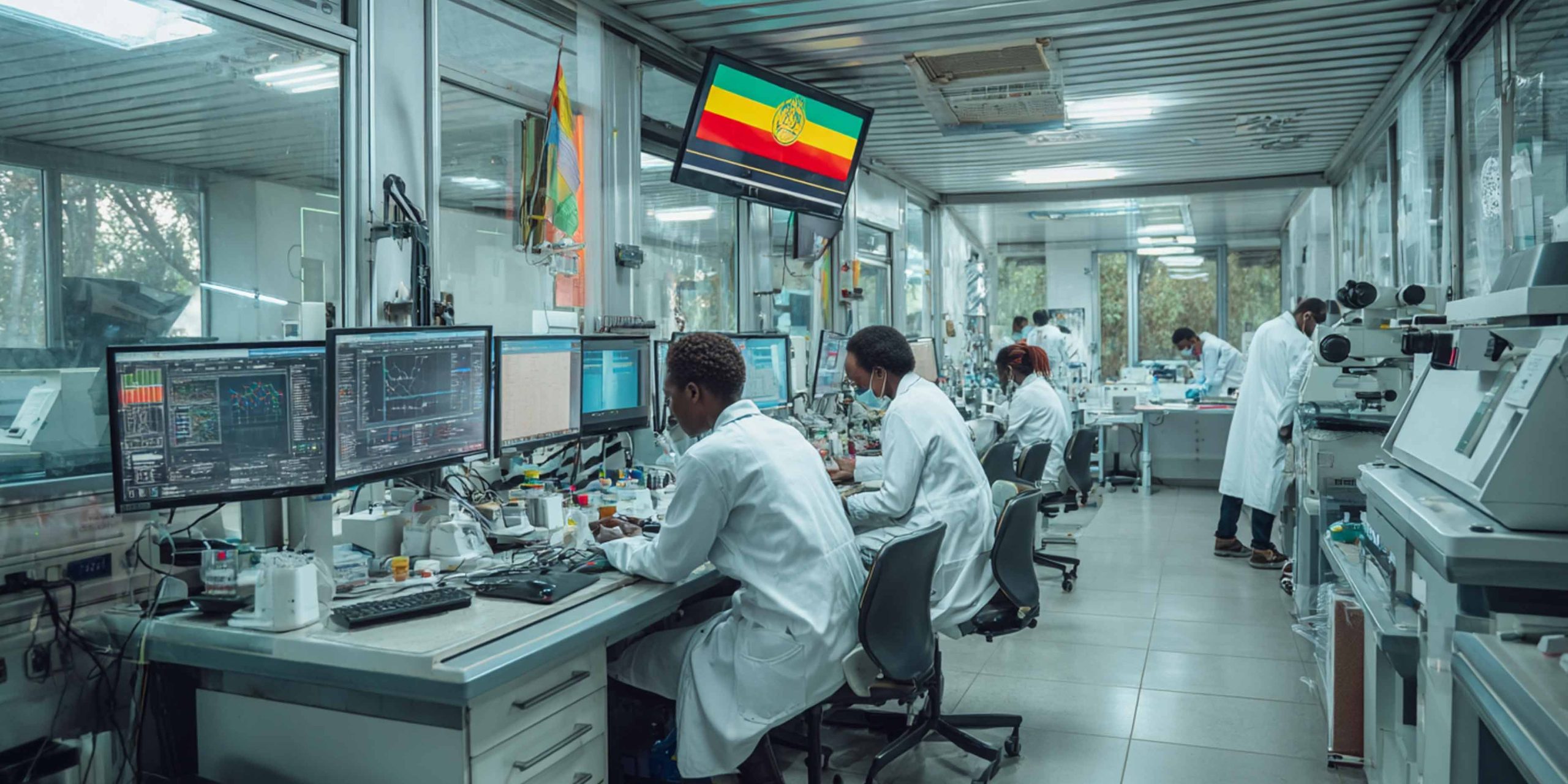 Container terminal with automated gate systems and rail yard