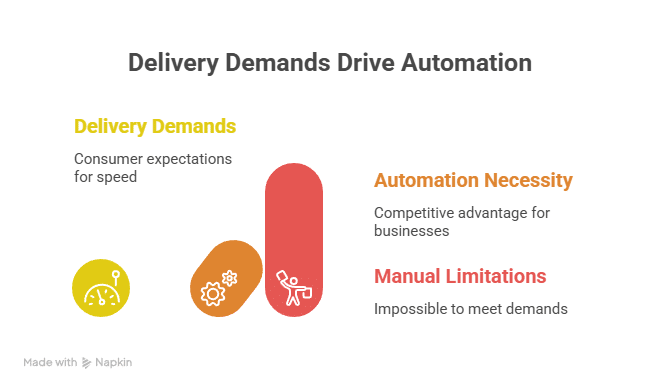零售电商占全球自动化市场收入 28%