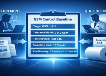 48-Hour Buyer-Owned GSM Baseline for Toilet Tissue Parent Rolls
