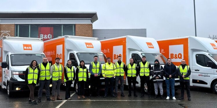 XPO Wins B&Q Ireland Last-Mile Contract, Deploys 1st EV Fleet Unit