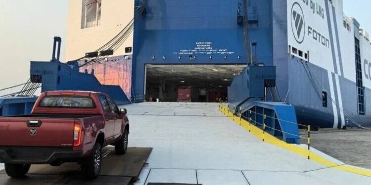 Foton-COSCO JV Launches Dedicated RoRo Capacity: 1 New Vessel, 600 Trucks Shipped