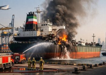 迪拜港油轮遭无人机袭击致物流延误， Jebel Ali港船舶临时滞留 offshore