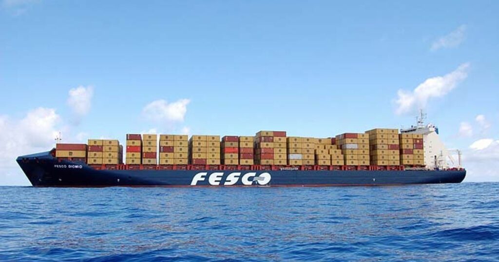 FESCO 首次向坦桑尼亚发货，经印度港中转耗时45天