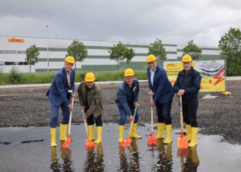 DHL 在荷兰动工欧洲电池物流枢纽，17000㎡专仓2027年初投运
