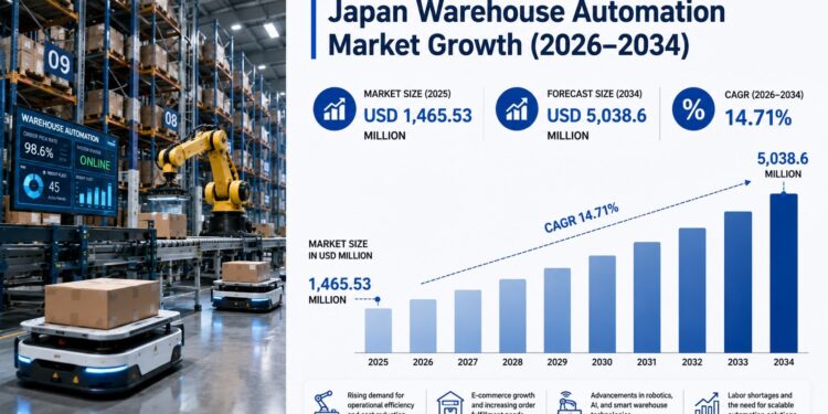 Japan Warehouse Automation Market to Hit $5.04B by 2034