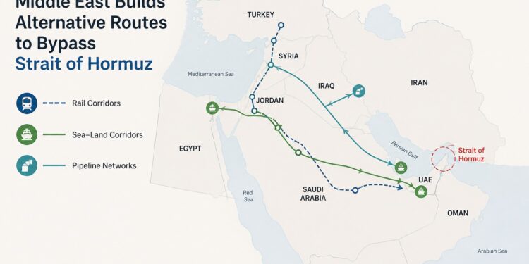 Middle East Builds 5+ Alternative Trade Corridors to Bypass Strait of Hormuz — www.logisticsinsider.in