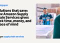 Amazon Cuts Supply Chain Costs by 37% with New Services