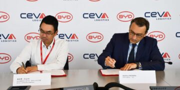比亚迪与CEVA物流签署三年合作备忘录，深化全球汽车物流合作