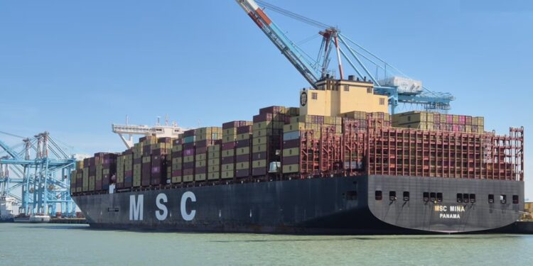 MSC 上调南亚至欧洲海运价，最高达 4450 美元/箱