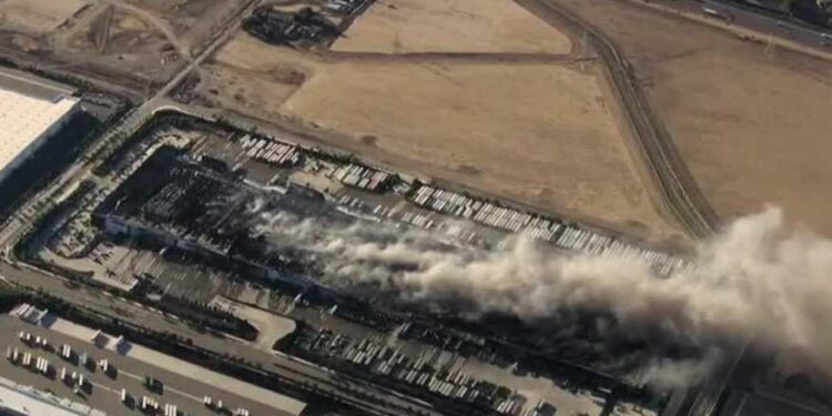 Tracy Resident Sues Medline After 1M-Sq-Ft Warehouse Fire