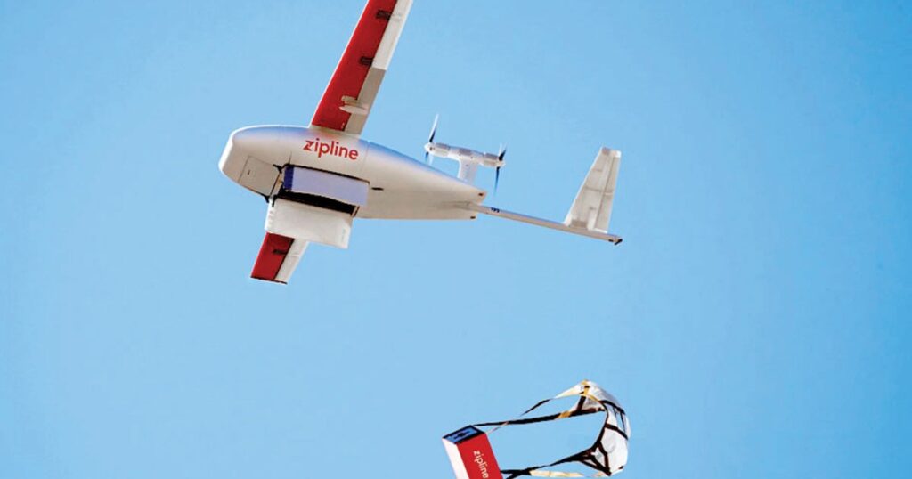 Zipline 融资近 10 亿美元，估值拟达 200 亿美元