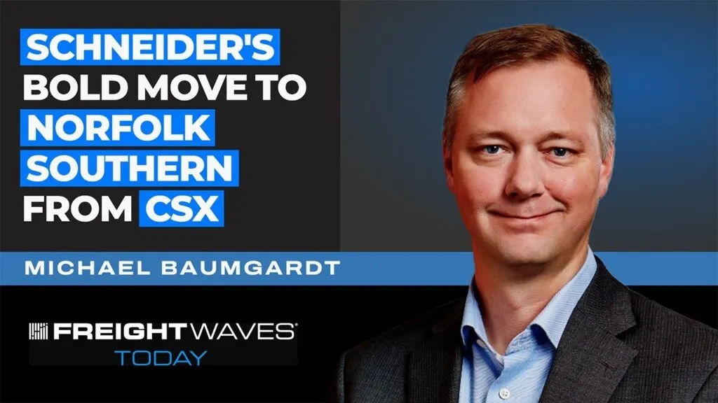 Schneider moves eastern intermodal from CSX to Norfolk Southern