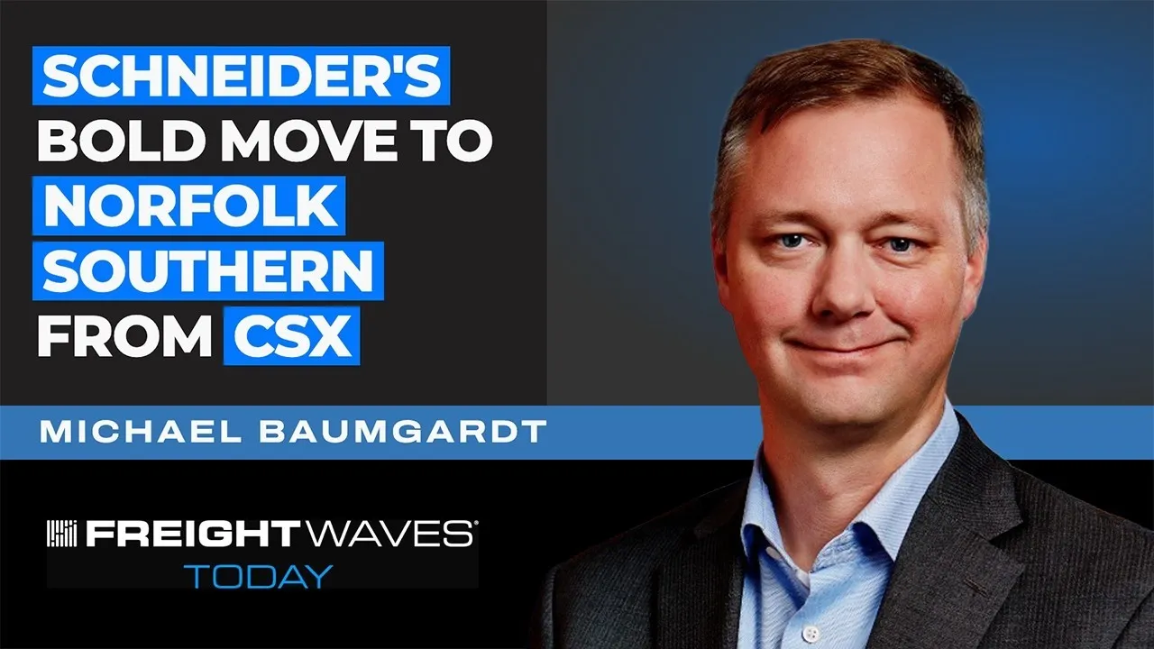 Schneider moves eastern intermodal from CSX to Norfolk Southern