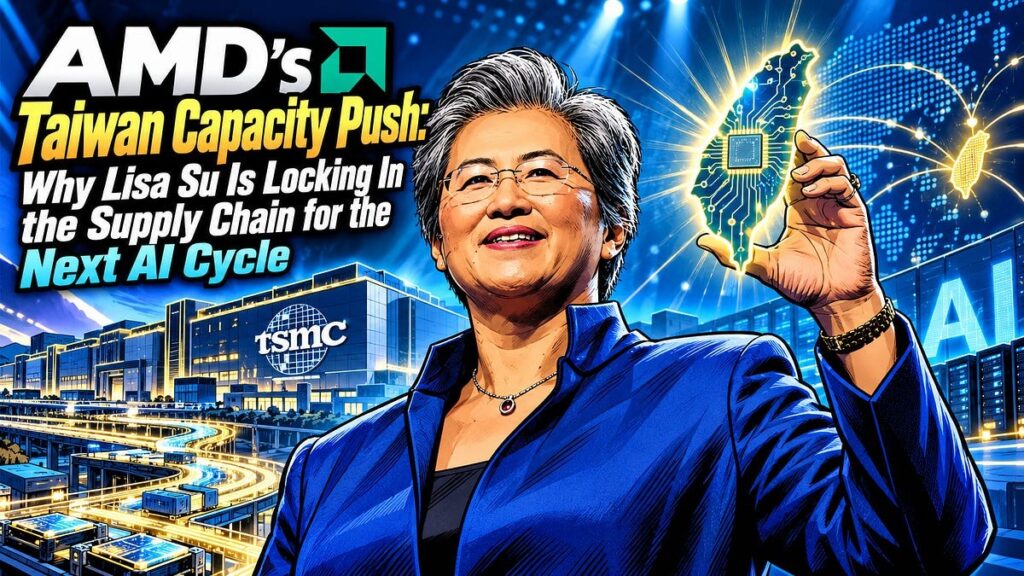 AMD 加码台湾产能，锁定3至5年AI供应链